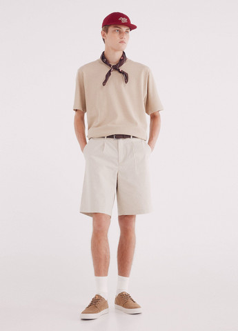 Бежевая футболка Springfield