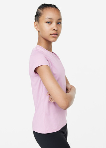 Светло-розовая демисезонная футболка H&M
