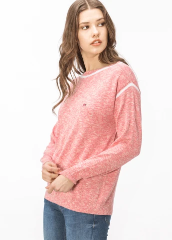 Розовый демисезонный джемпер джемпер Lacoste