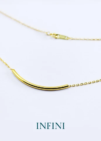 Кольє (намисто) срібне Infini с линией (223348369)