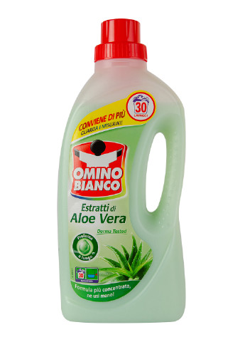 Гель для прання Aloe Vera 1500 мл (30 прань) OMINO BIANCO (213708218)