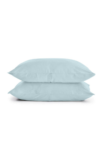 Комплект полуторної постільної білизни RANFORS LIGHT BLUE SNOWFLAKES GREY Light Blue (2 наволочки 50х70 у подарунок) Cosas (251281537)