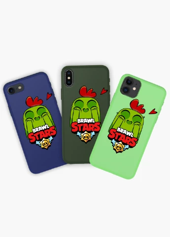 Чохол силіконовий Apple Iphone 11 Спайк Бравл Старс (Spike Brawl Stars) (9230-1010) MobiPrint (219284373)
