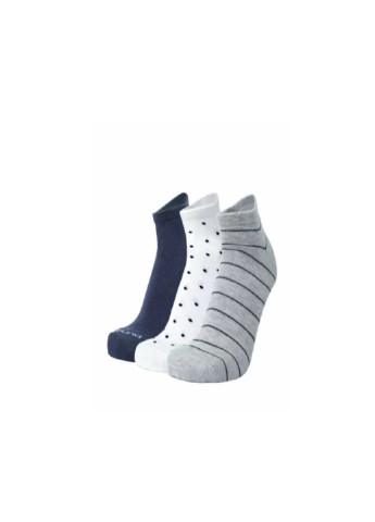 Набор женских носков Duna 1094 полоска тёмно-синие повседневные