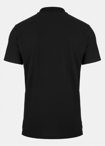 Черная футболка-поло для мужчин Pako Lorente однотонная