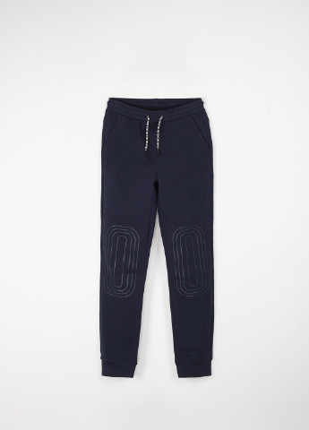 Темно-синие спортивные демисезонные брюки джоггеры Coccodrillo