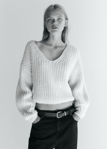 Кремовий демісезонний пуловер пуловер H&M