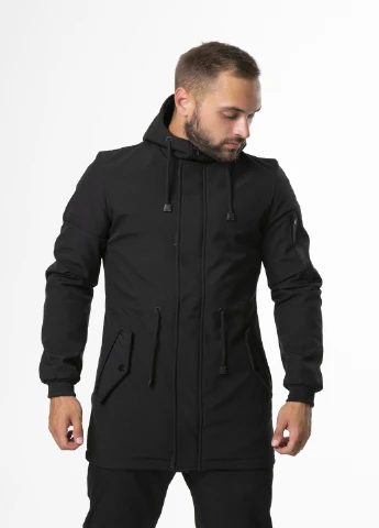 Черная демисезонная куртка мужская осенняя /весенняя softshell v2.0 демисезонная черная Intruder