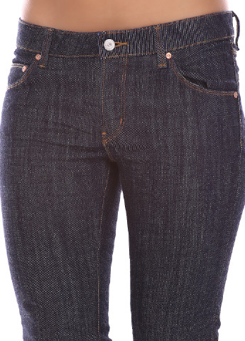 Темно-синие демисезонные прямые джинсы Wesc