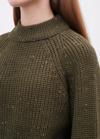 Оливковый (хаки) зимний свитер EQUILIBRI