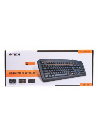 Клавіатура KB-720 Black USB A4Tech (250604288)