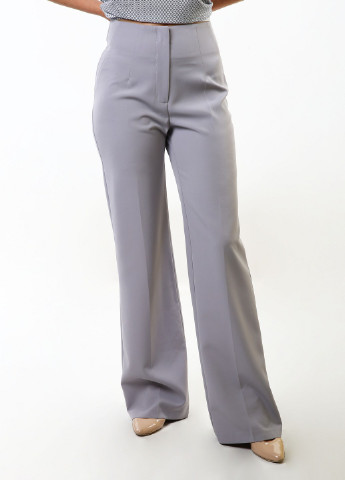 Серые кэжуал демисезонные брюки InDresser