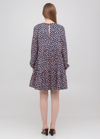 Рожева кежуал сукня а-силует Monki з абстрактним візерунком