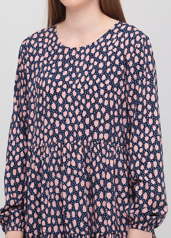 Рожева кежуал сукня а-силует Monki з абстрактним візерунком