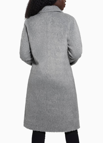 Серое демисезонное Пальто двубортное Guess