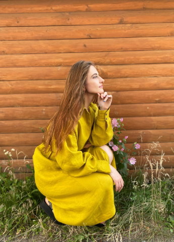 Салатова сукня Така Барвиста