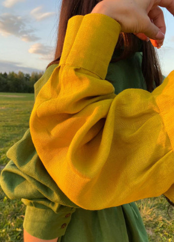 Салатова сукня Така Барвиста