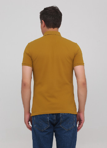Оливковая футболка-поло для мужчин Conte of Florence однотонная