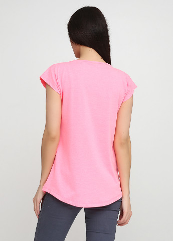 Кислотно-розовая летняя футболка KSV