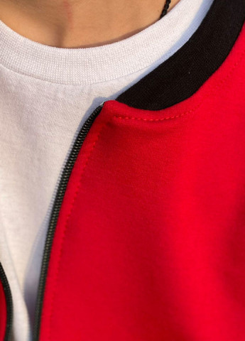 Красный демисезонный костюм (толстовка, брюки) брючный Blanka