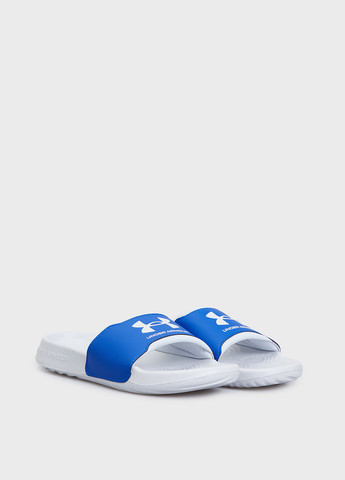 Синие пляжные, кэжуал шлепанцы Under Armour