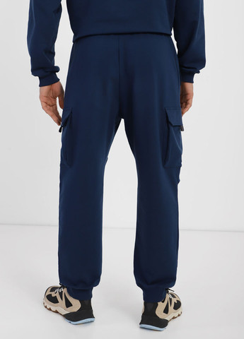 Темно-синие кэжуал демисезонные карго брюки Promin