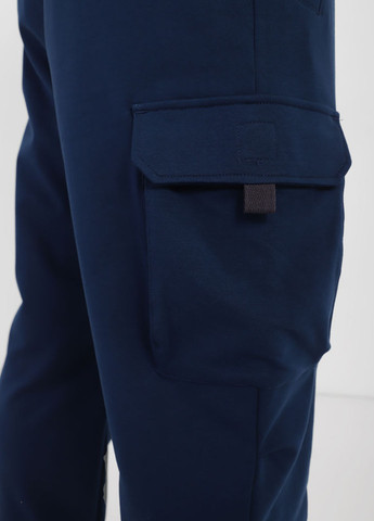 Темно-синие кэжуал демисезонные карго брюки Promin