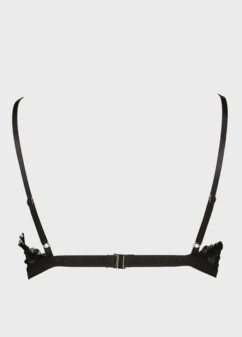 Чорний бралетт бюстгальтер Karl Lagerfeld без кісточок поліамід