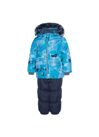 Голубой зимний комплект зимний (куртка + полукомбинезон) russel Huppa