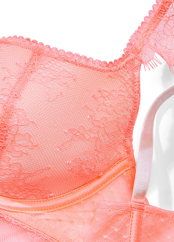 Оранжевый демисезонный комплект (бюстгалтер, трусики) Victoria's Secret