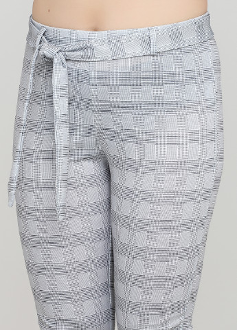 Светло-серые кэжуал демисезонные зауженные, укороченные брюки Zauberhose