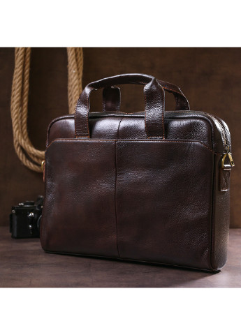 Мужская кожаная сумка-портфель 38х26х8 см Vintage (253490822)