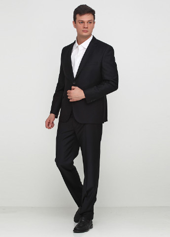 Чорний демісезонний костюм (піджак, брюки) брючний Bagozza