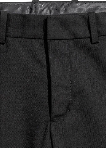 Черные классические демисезонные брюки классические H&M