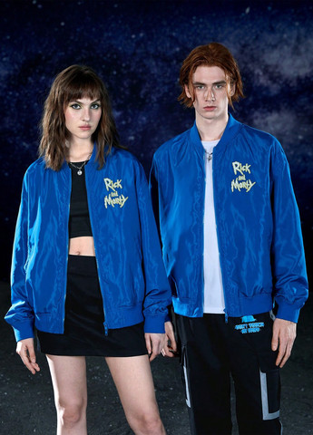 Бомбер SHEIN бейсбольний на блискавці (327828146)