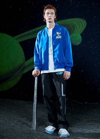 Бомбер SHEIN бейсбольний на блискавці (327828146)