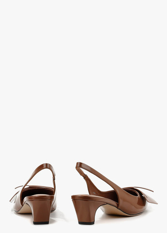 Le'BERDES Туфлі слінгбекі коричневий з натуральна шкіра, україна — літо (322646237)