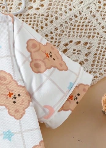 Комбинированная всесезон пижама (сорочка, шорти) рубашка + шорты SHEIN