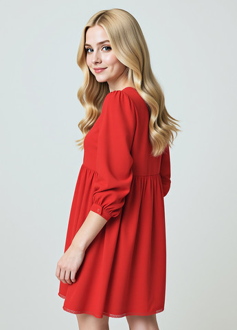 Червона кежуал сукня а-силует Sinsay однотонна