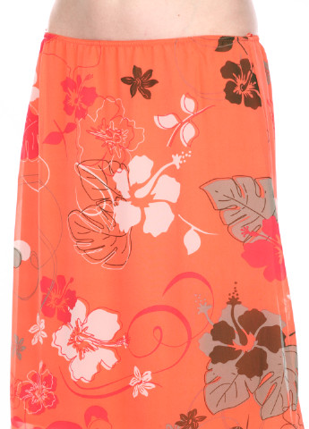 Разноцветная кэжуал цветочной расцветки юбка Amalia а-силуэта (трапеция)