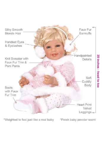 Лялька реборн Toddler Time Winter Wonder 20" Зимове диво 51 см (21971) Adora (255665051)