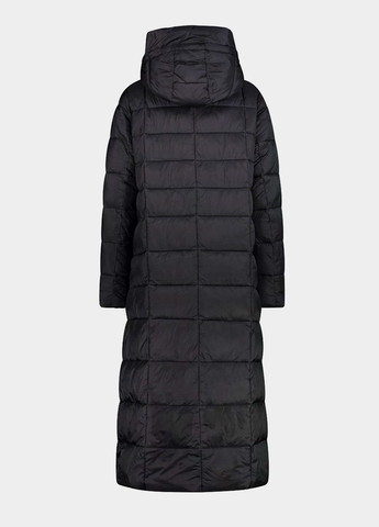 Черная зимняя куртка CMP WOMAN COAT FIX HOOD