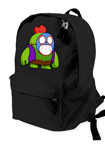 Детский рюкзак Спайк Бравл Старс значок Ель Прімо (Spike Brawl Stars with Pin El Primo) (9263-2600) MobiPrint (217075156)