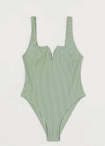 Фисташковый летний купальник H&M