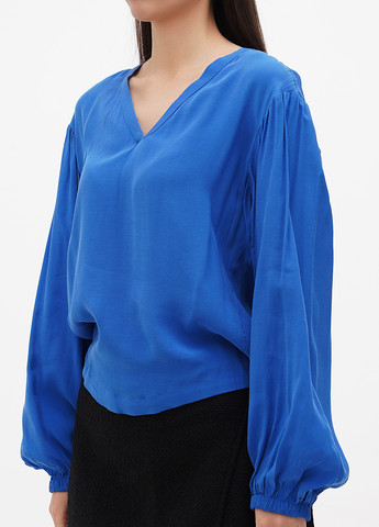Синяя демисезонная блуза Comma