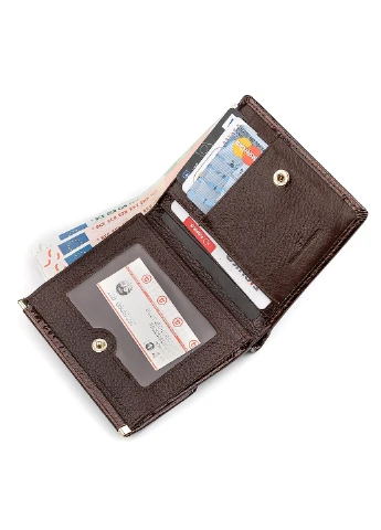 Жіночий шкіряний гаманець 10,5х10х2,5 см st leather (252128740)