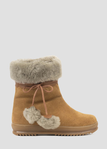 Коричневые зимние полусапоги Miracle