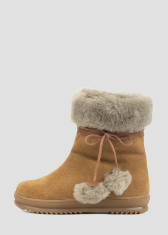 Коричневые зимние полусапоги Miracle