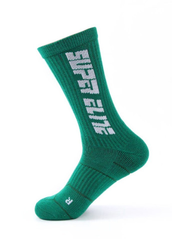 Шкарпетки спортивні високі для бігу Maybel спортивна символіків зелені повсякденні