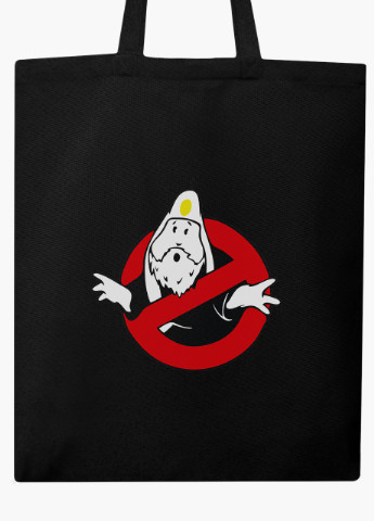 Еко сумка шоппер чорна Мисливці за привидами (Ghostbusters) на блискавці (9227-2079-BKZ) MobiPrint (236265587)